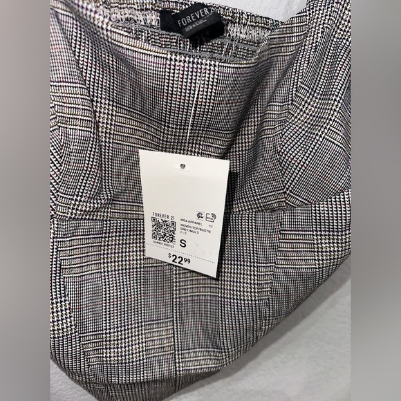 Forever 21 Woven Top/Bustie grey/multi - Picture 4 of 4